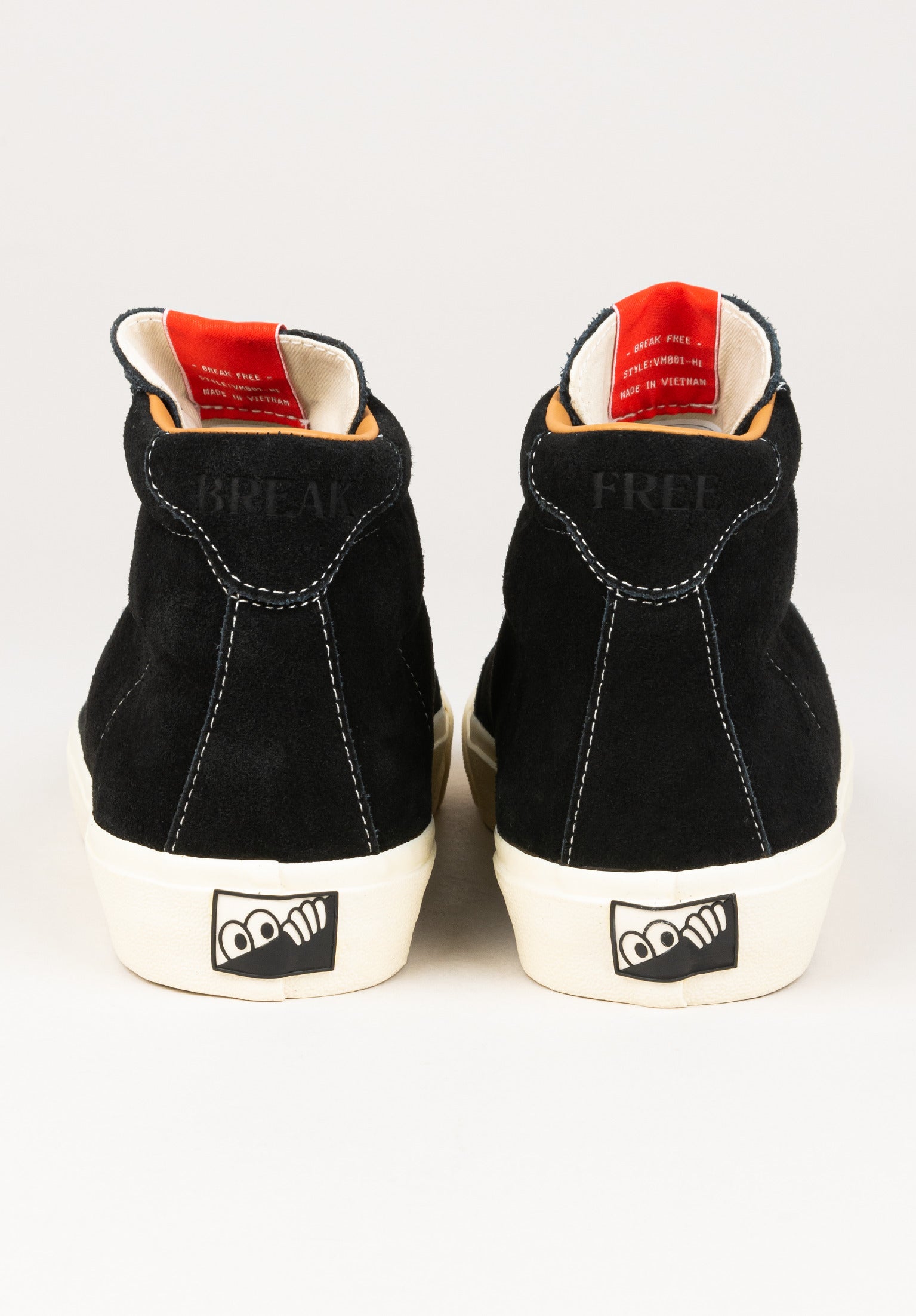 VM001 Suede Hi Last Resort AB Mens Shoes in black-white for men