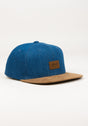 Suede 6-Panel bluewash Vorderansicht