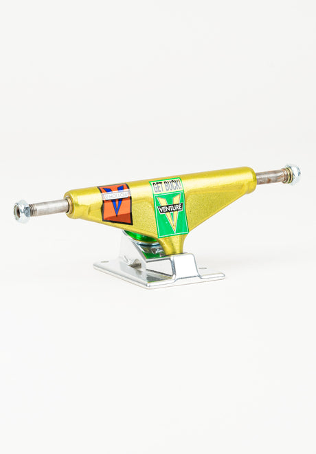 x Shake Junt 5.0 High V-Hollow anodized yellow silverpolished Vorderansicht