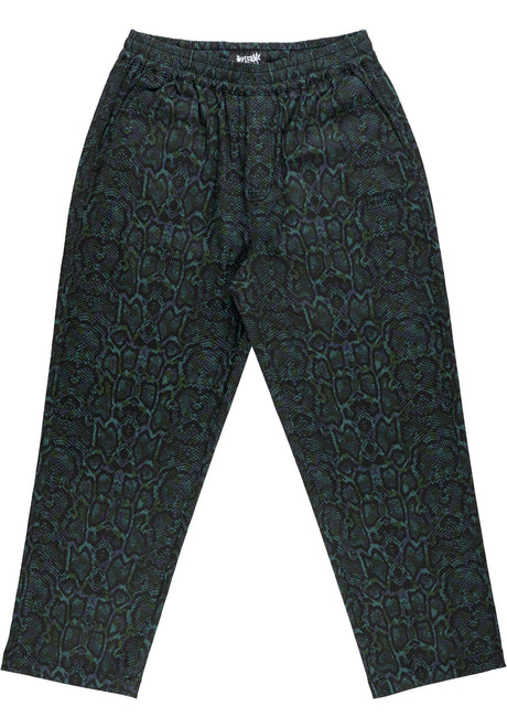 Fauna Printed Twill Elastic Pant spruce Vorderansicht