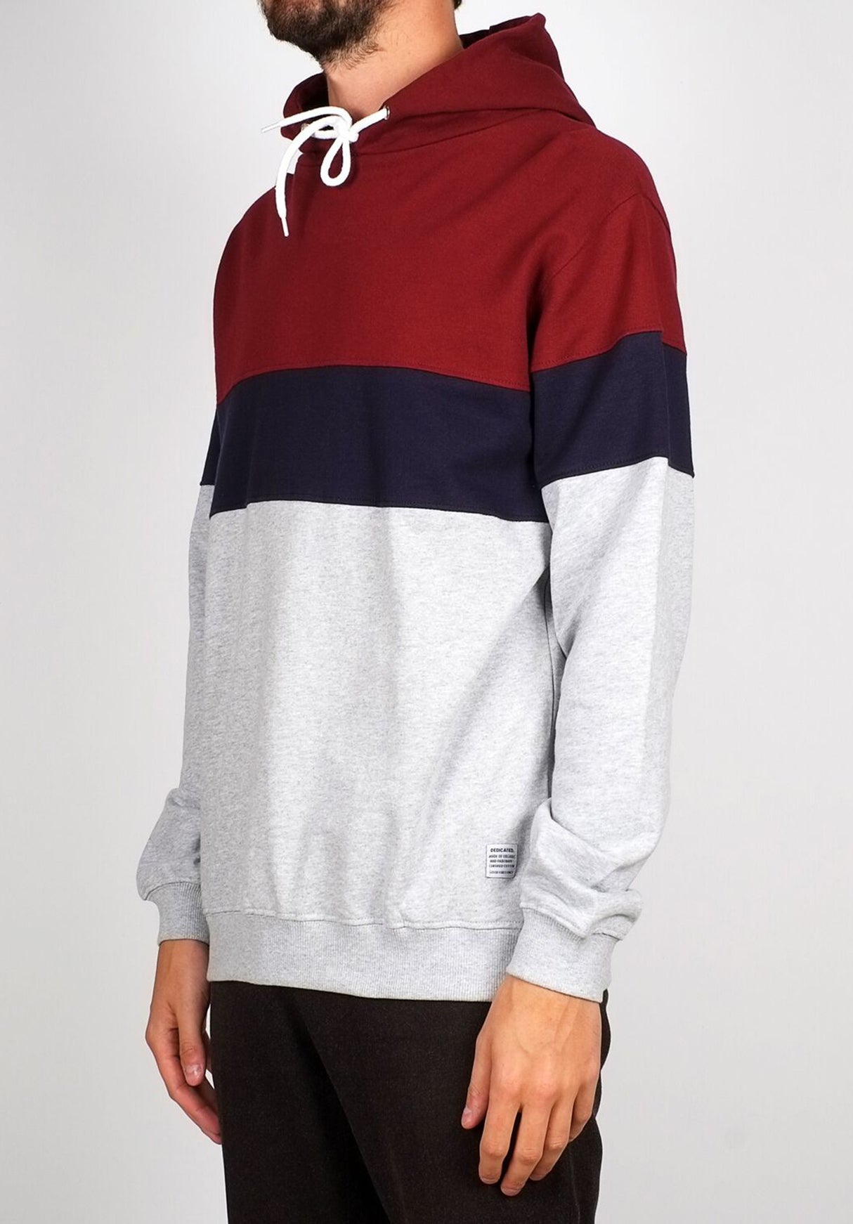 Falun Stripe burgundy Rückenansicht