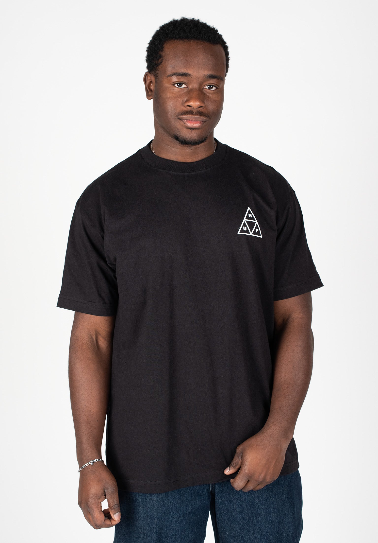 Huf Set HUF T-Shirt in black for men – TITUS
