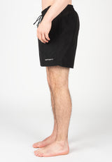 Tobes Swim Trunks black-white Rückenansicht