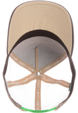 HFT Cap Nothing Club #2 HeatDye darkbrown Oberansicht