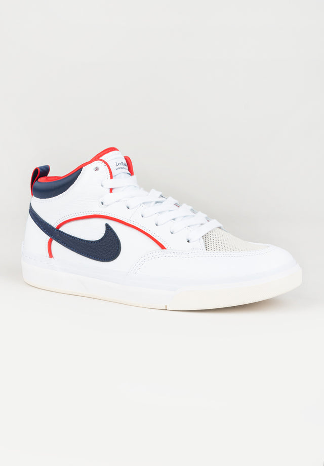 React Leo PRM white-midnightnavy-universityred-white Vorderansicht