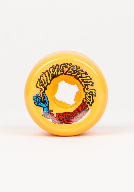 Slime Balls Wheels 65mm Big Balls 97A Blue/Yellow Swirl