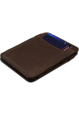 Magic Wallet RFID brown Close-Up1