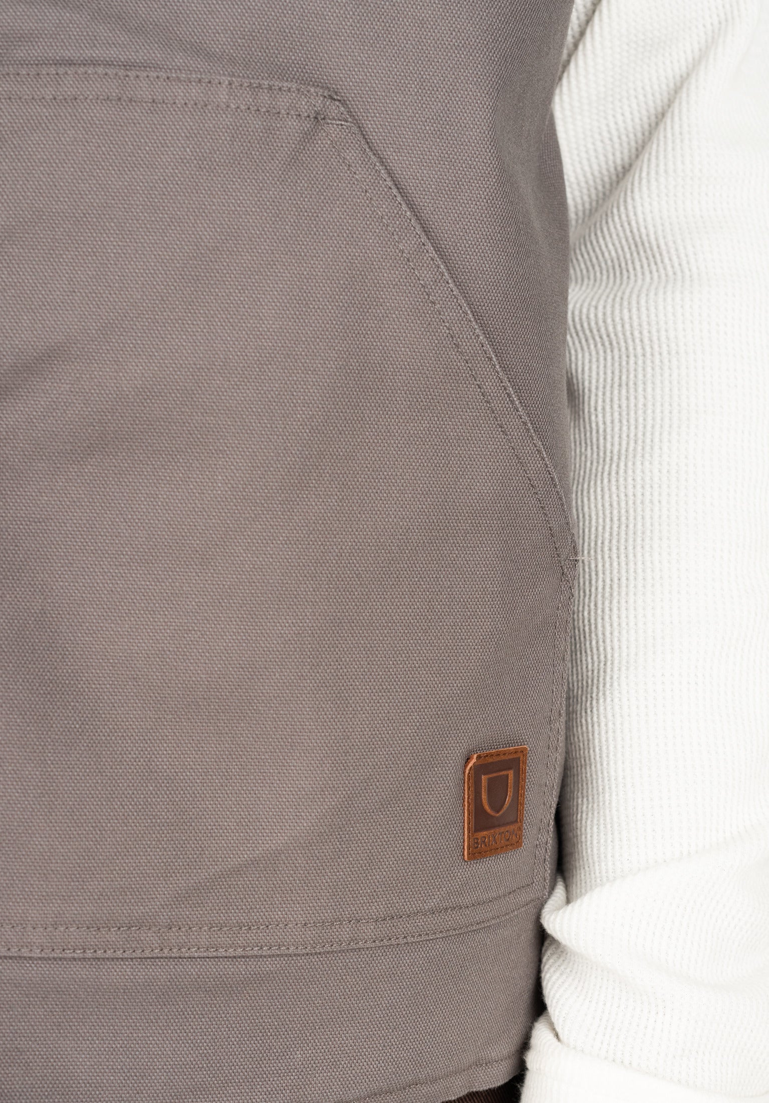 Builders Abraham Brixton Vest in charcoal-black for men – TITUS
