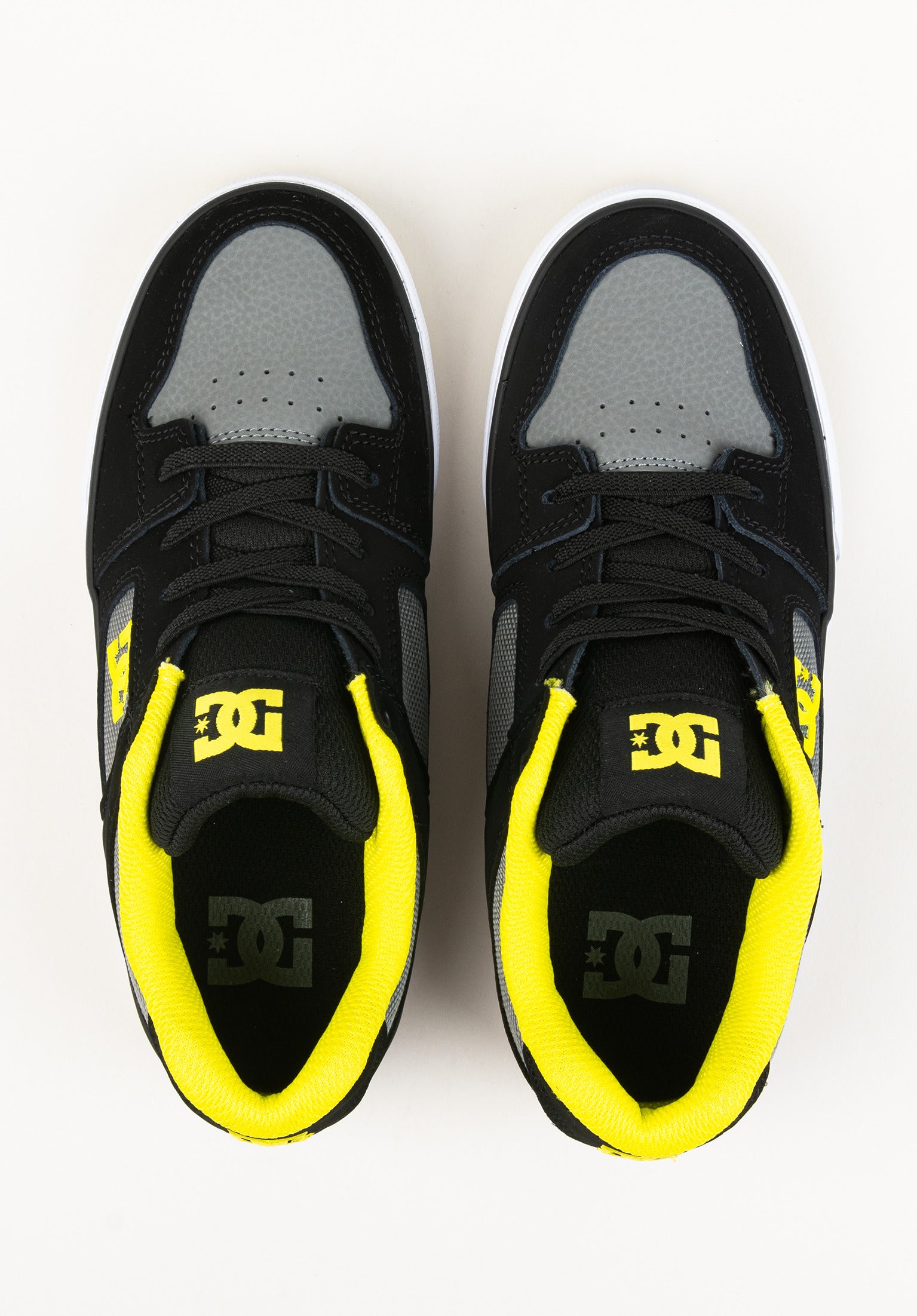 Black and lime 2025 green dc shoes