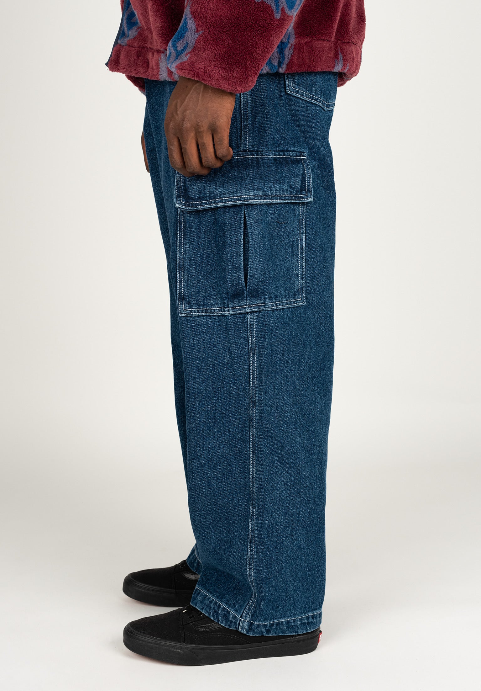Bigwig Cargo Denim OBEY Jeans in stonewash for men – TITUS