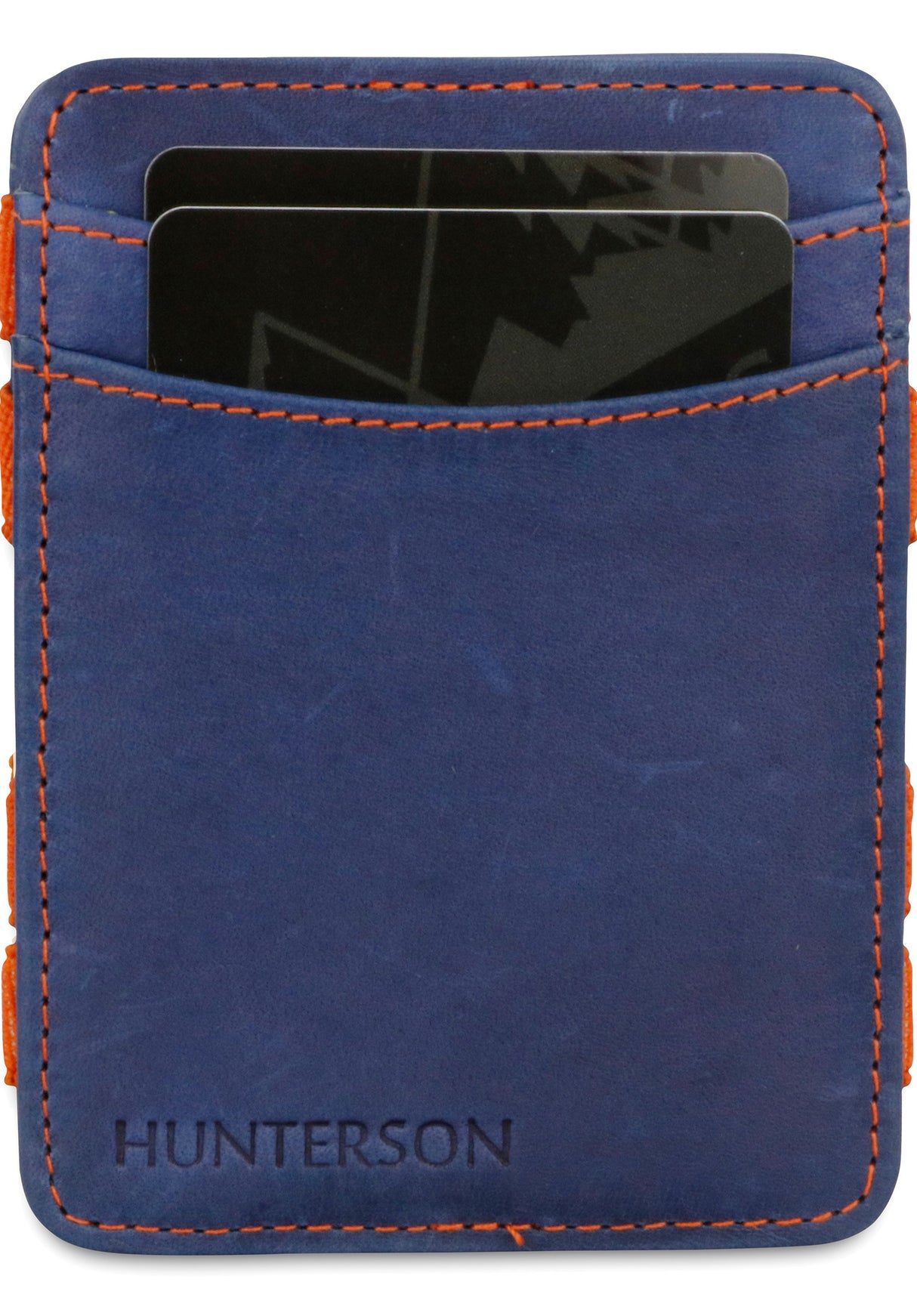 Magic Wallet RFID blue-orange Close-Up2