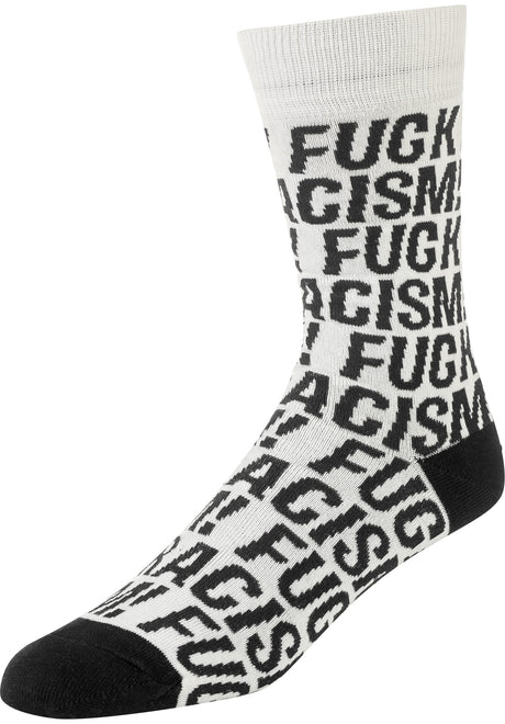 Sigtuna Fuck Racism Pattern white Vorderansicht