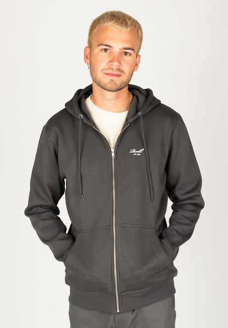 Reell Staple Logo Zip Zip-Hoodie vulcangrey – View 2