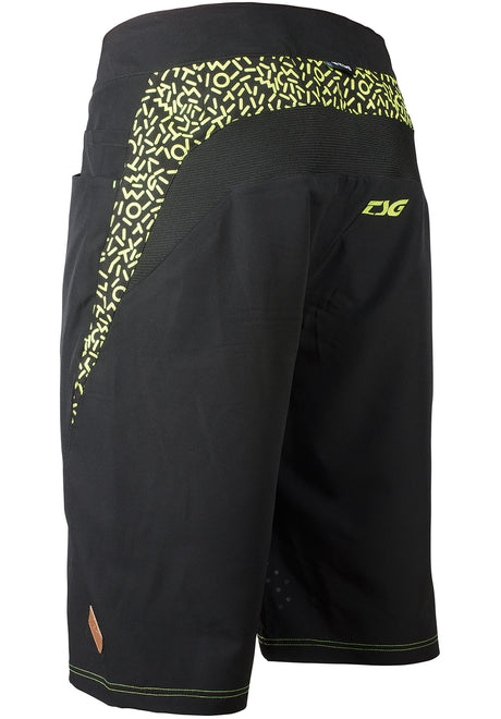SP2 Bike Shorts black-yellow Rückenansicht
