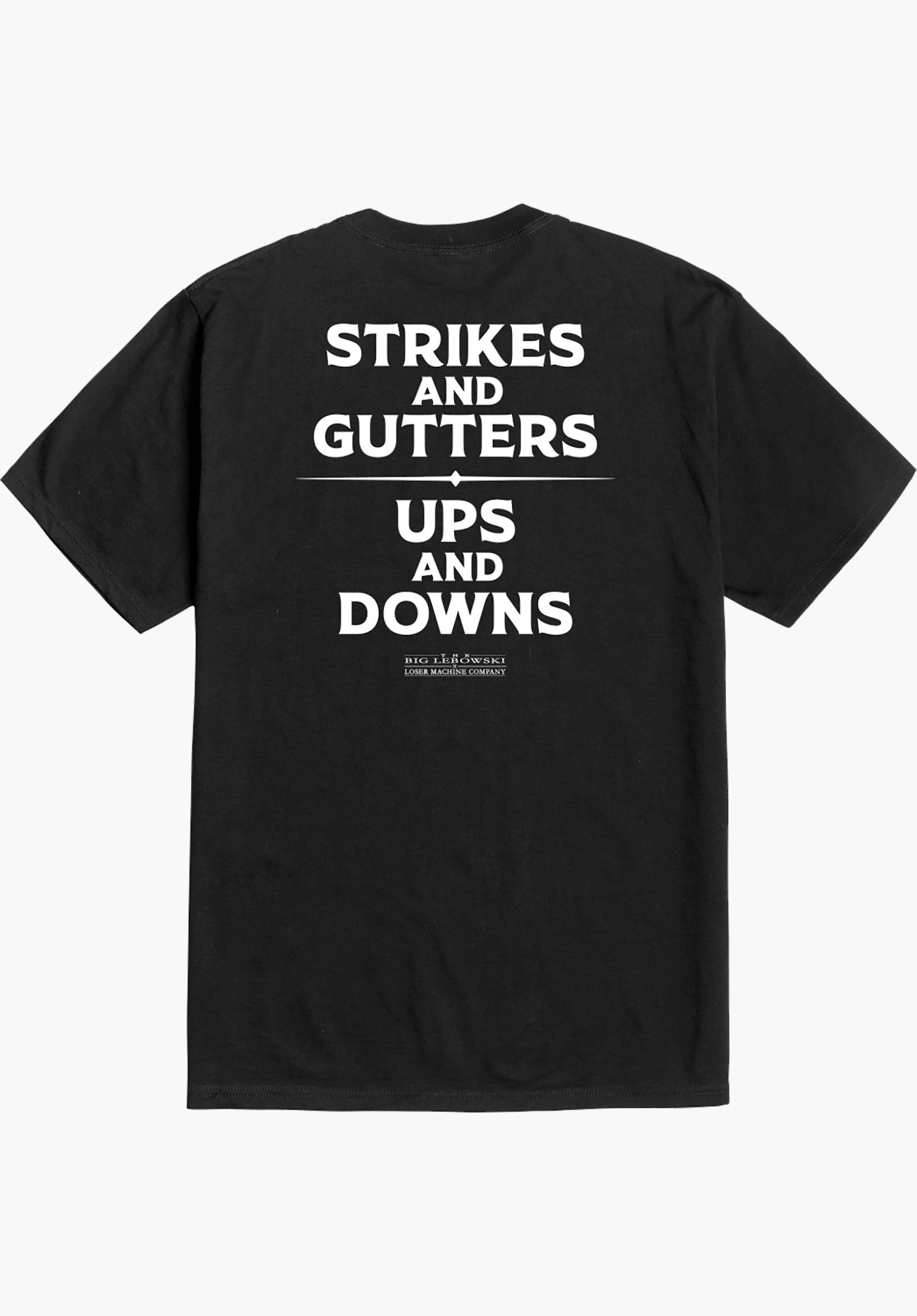 x Big Lebowski - the Dude Loser-Machine T-Shirt in black for