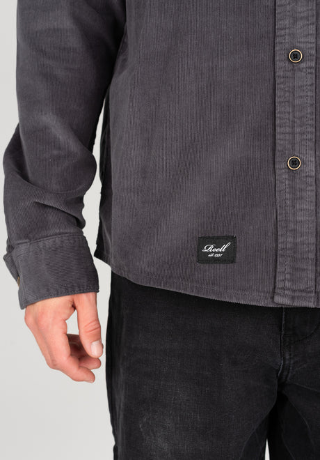 Reell Strike Shirt-Longsleeve darkgrey – View 2