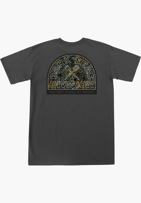 Dark Seas Night Vision T-Shirt charcoal – Back view