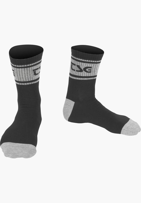 TSG TSG Sock Calcetín black-grey – Vista frontal