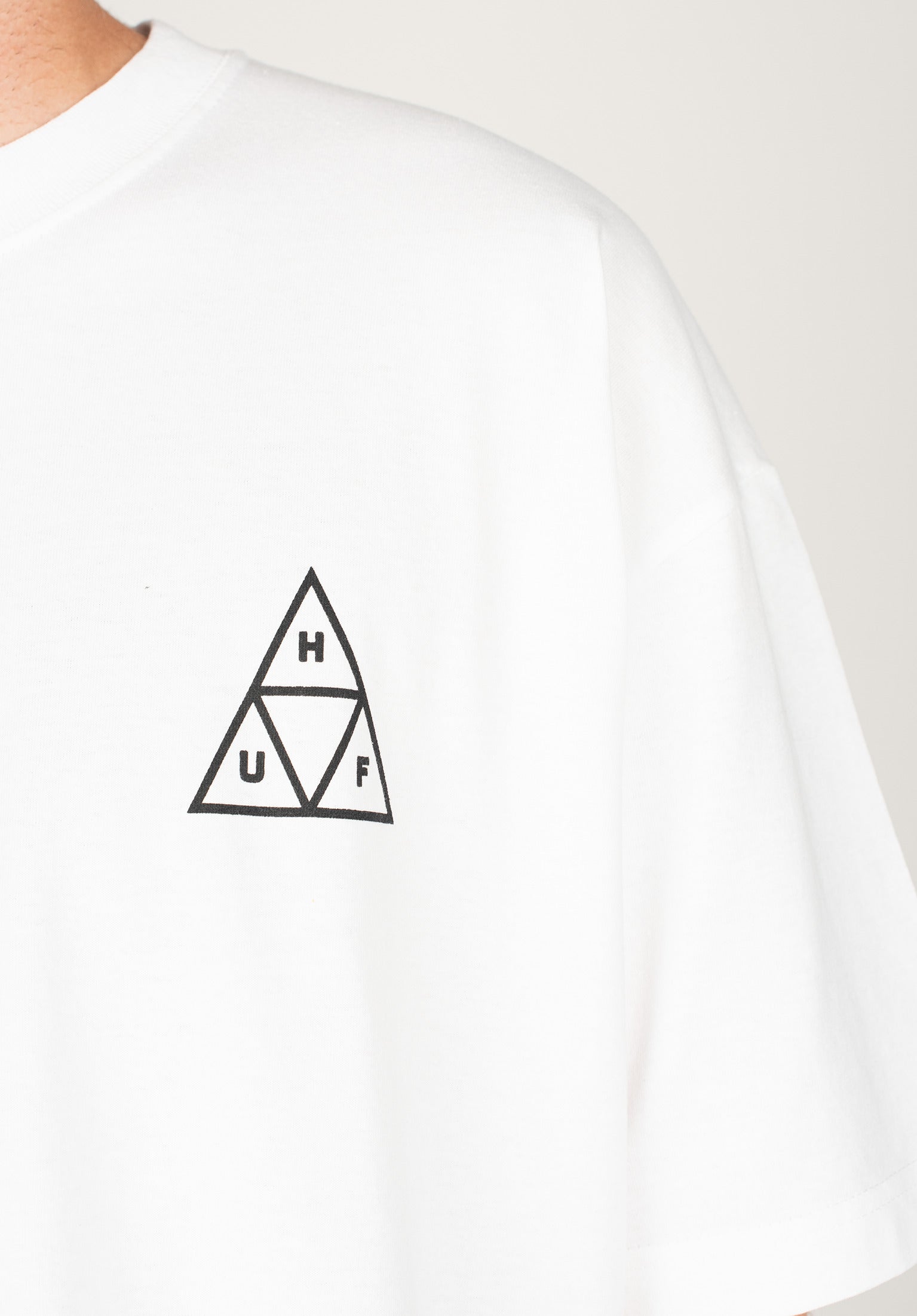 Set Triple Triangle HUF T-Shirt in white for men – TITUS