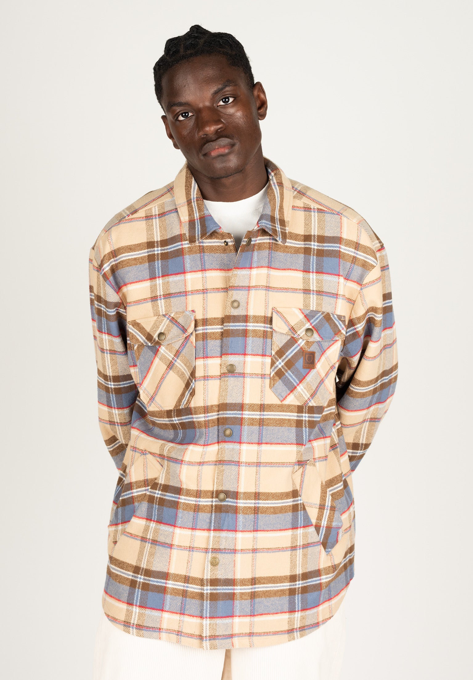Durham Brixton Light Jacket in sesameplaid for men – TITUS