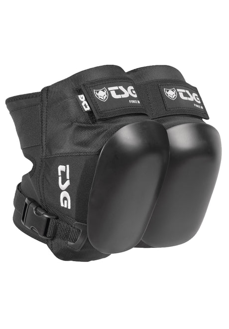 Kneepad Force III Youth black Vorderansicht