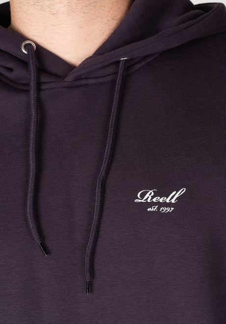 Reell Staple Logo Hoodie shadypurple – View 2