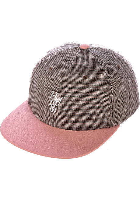 Micro Houndstooth 6 Panel dustyrose Vorderansicht