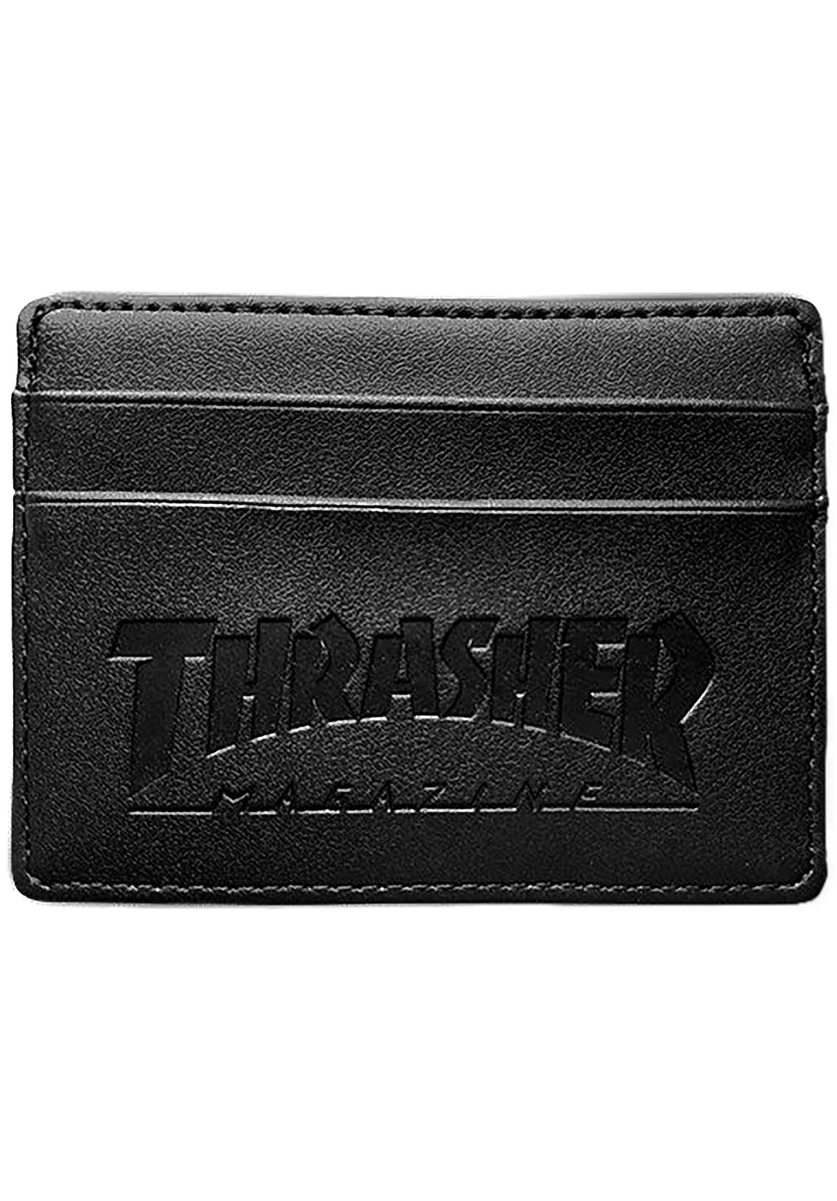 Card Leather black Vorderansicht