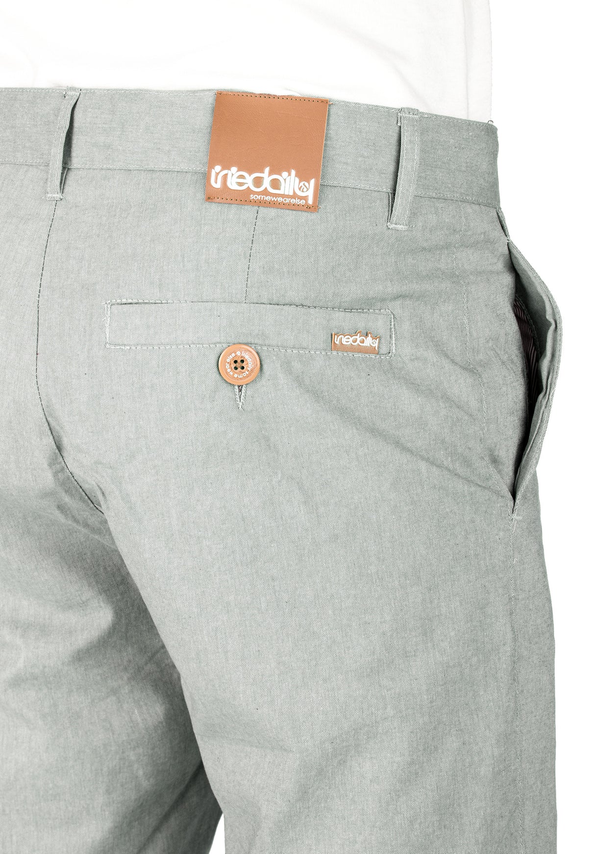 Golfer Chambray olivegrey Close-Up2