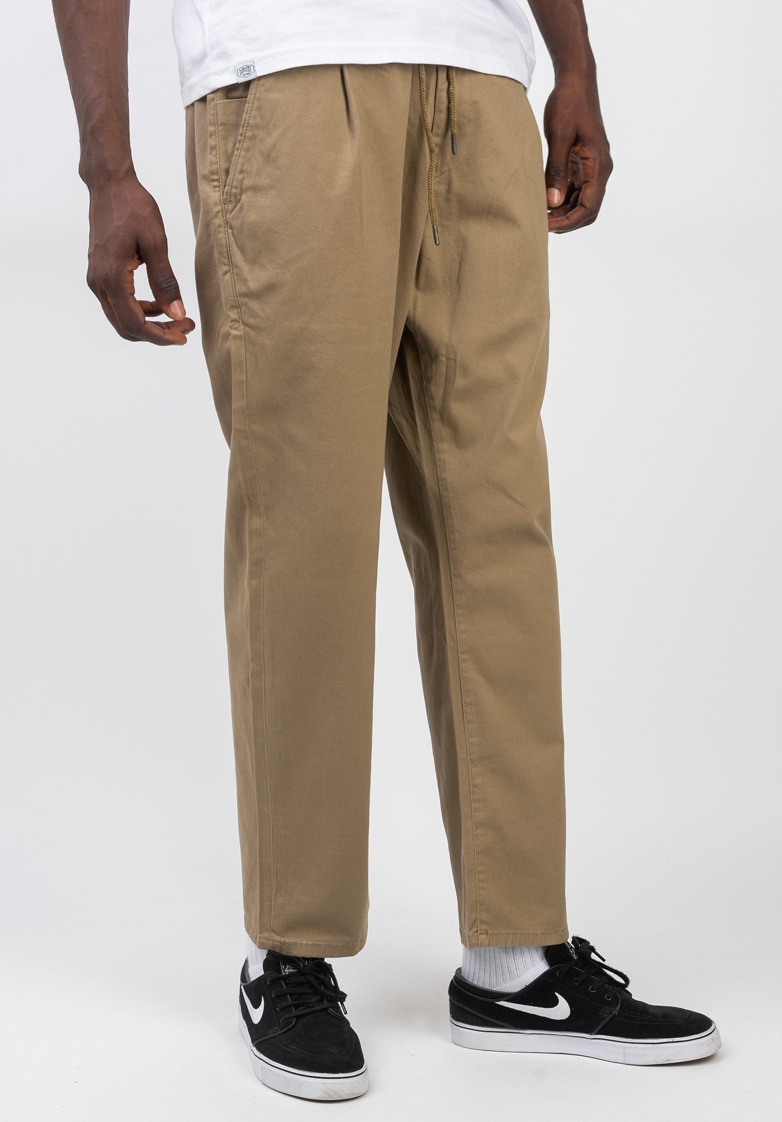 Reflex Loose Chino Reell Chino- / Cloth pants in darksand