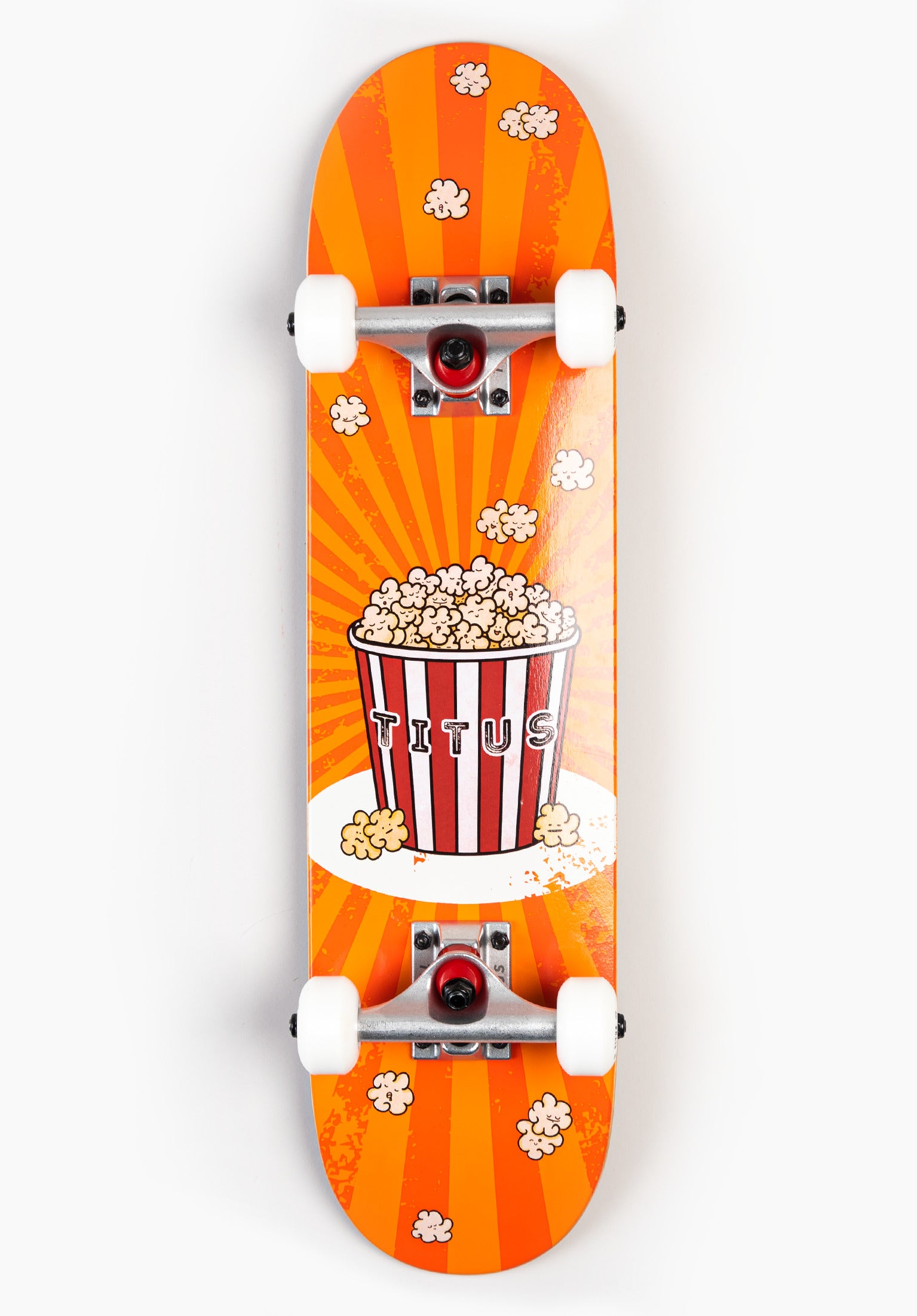 Popcorn Micro Kids TITUS Skateboard Complete in orange
