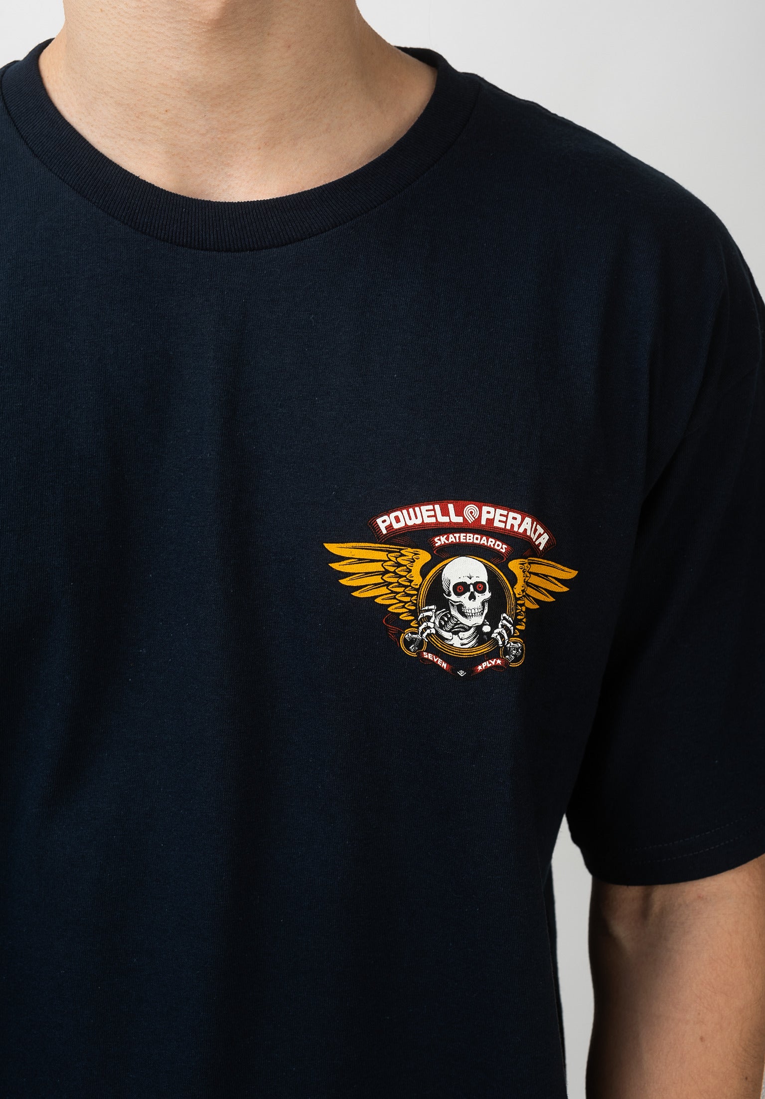 Winged Ripper Powell-Peralta T-Shirt in navy for men – TITUS