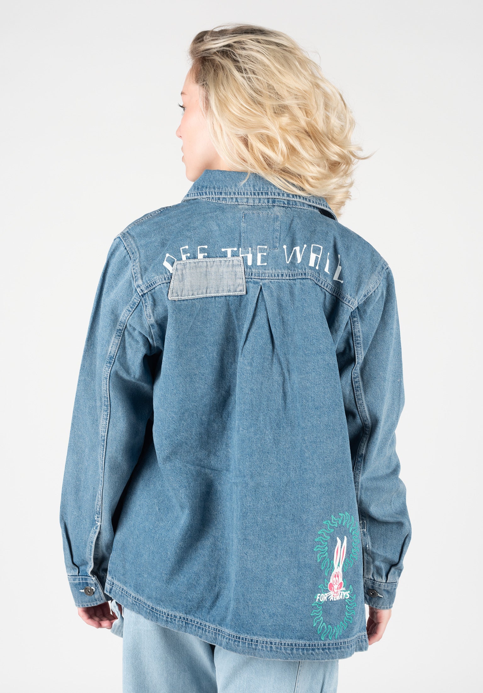 Drill Chore II Denim Vans Chaquetas de media estación en stonewash