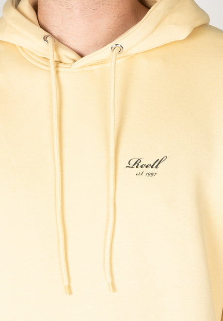Reell Staple Logo Hoodie dirtyyellow – View 2