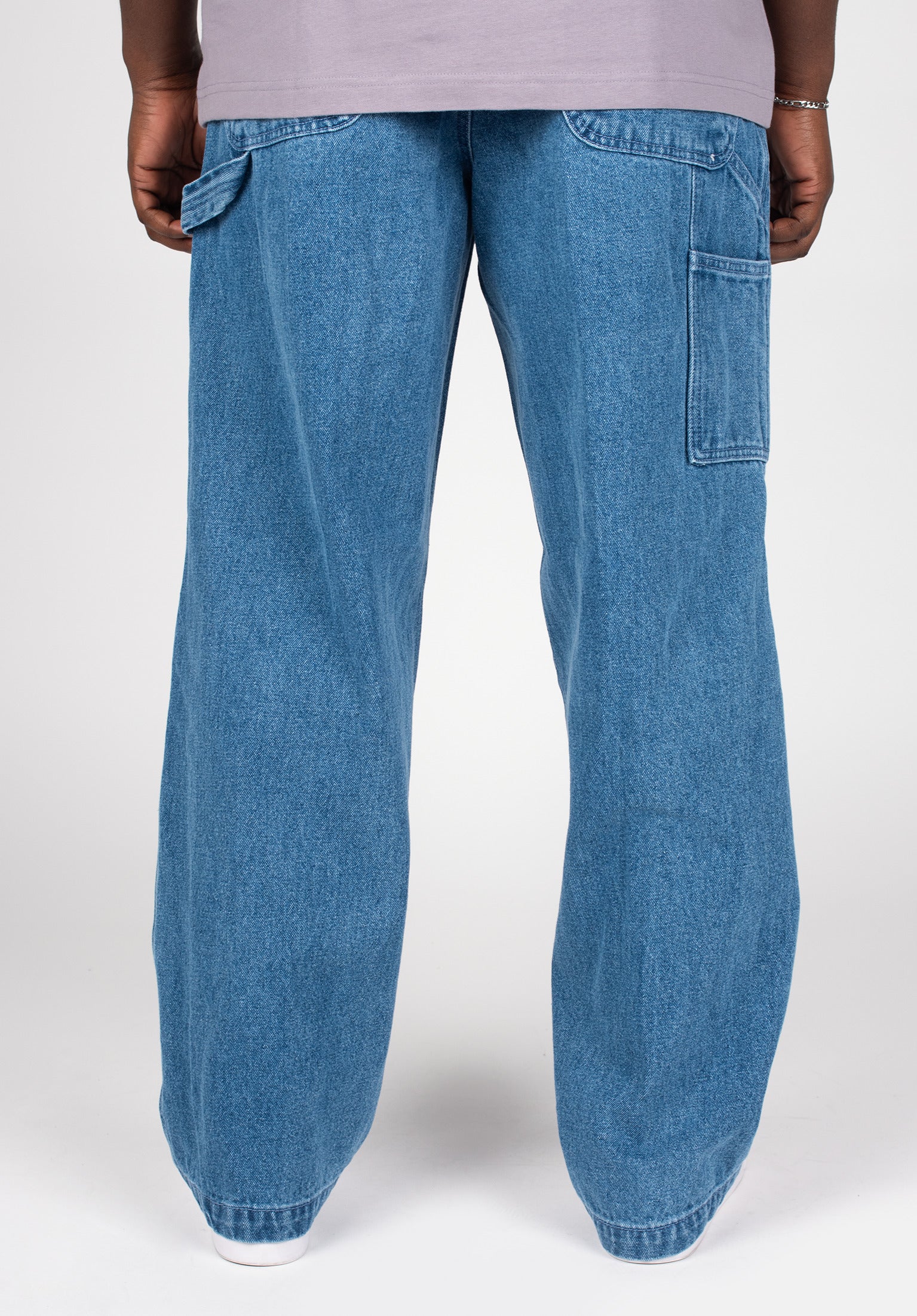 Bigwig Denim Carpenter OBEY Chino- / Cloth pants in lightindigo