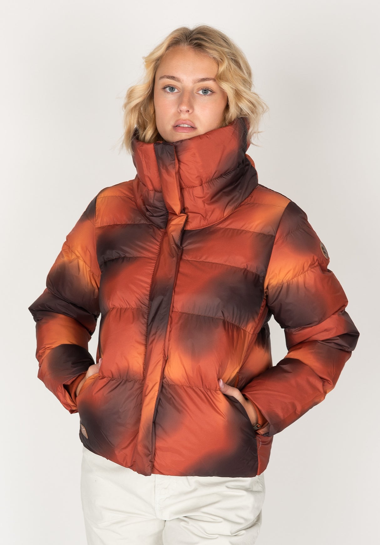 Lunis Ombre Ragwear Winter Jackets in cinnamoncombo for Women – TITUS