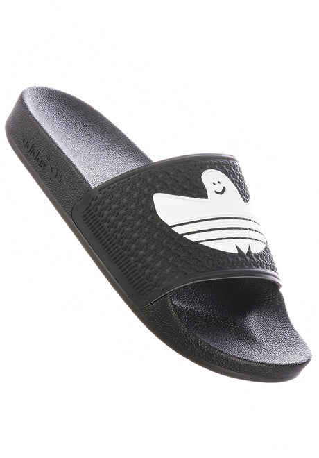 Shmoofoil Slide coreblack-white-white Vorderansicht
