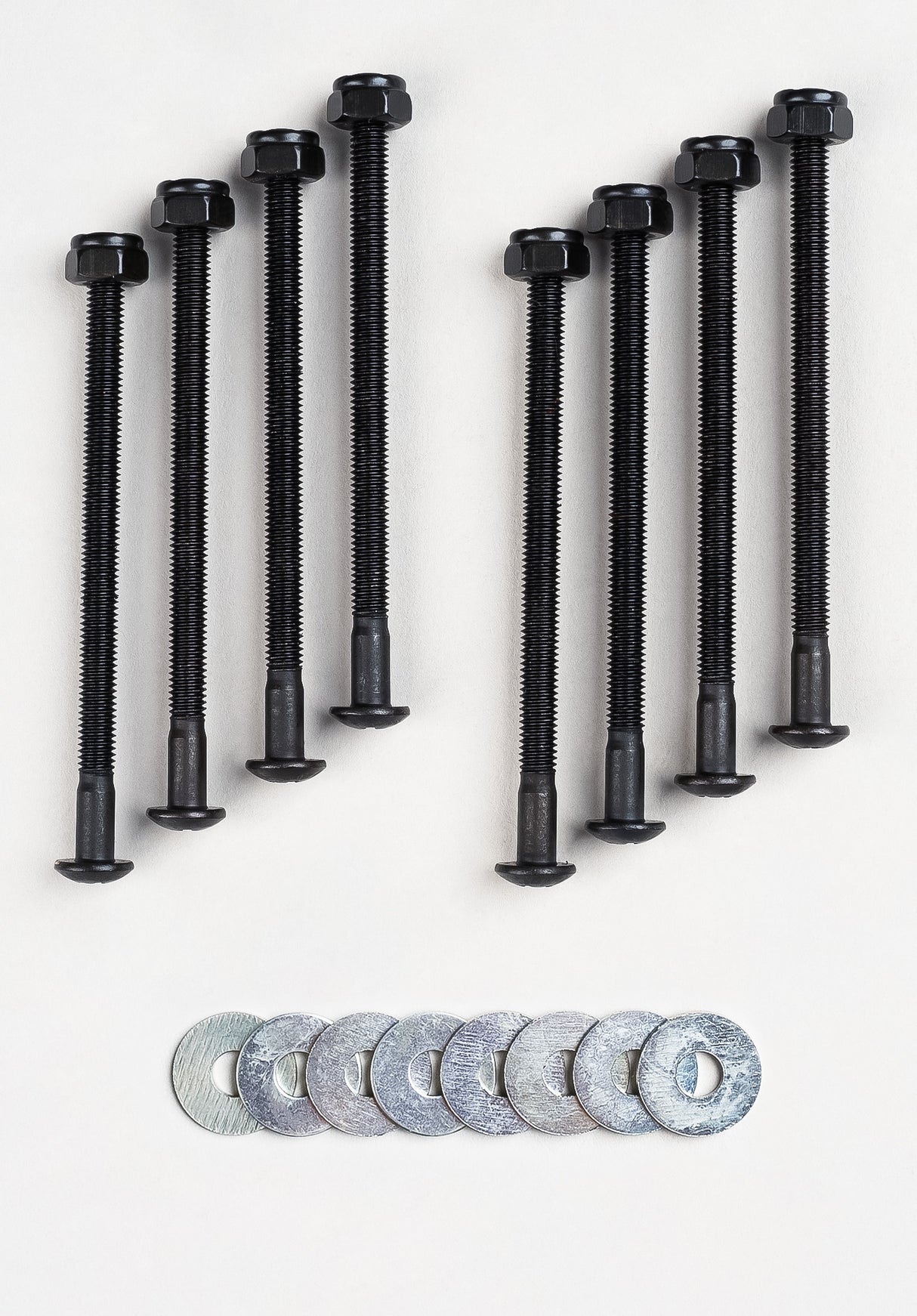 3" Kreuz Linsenkopf black Vorderansicht