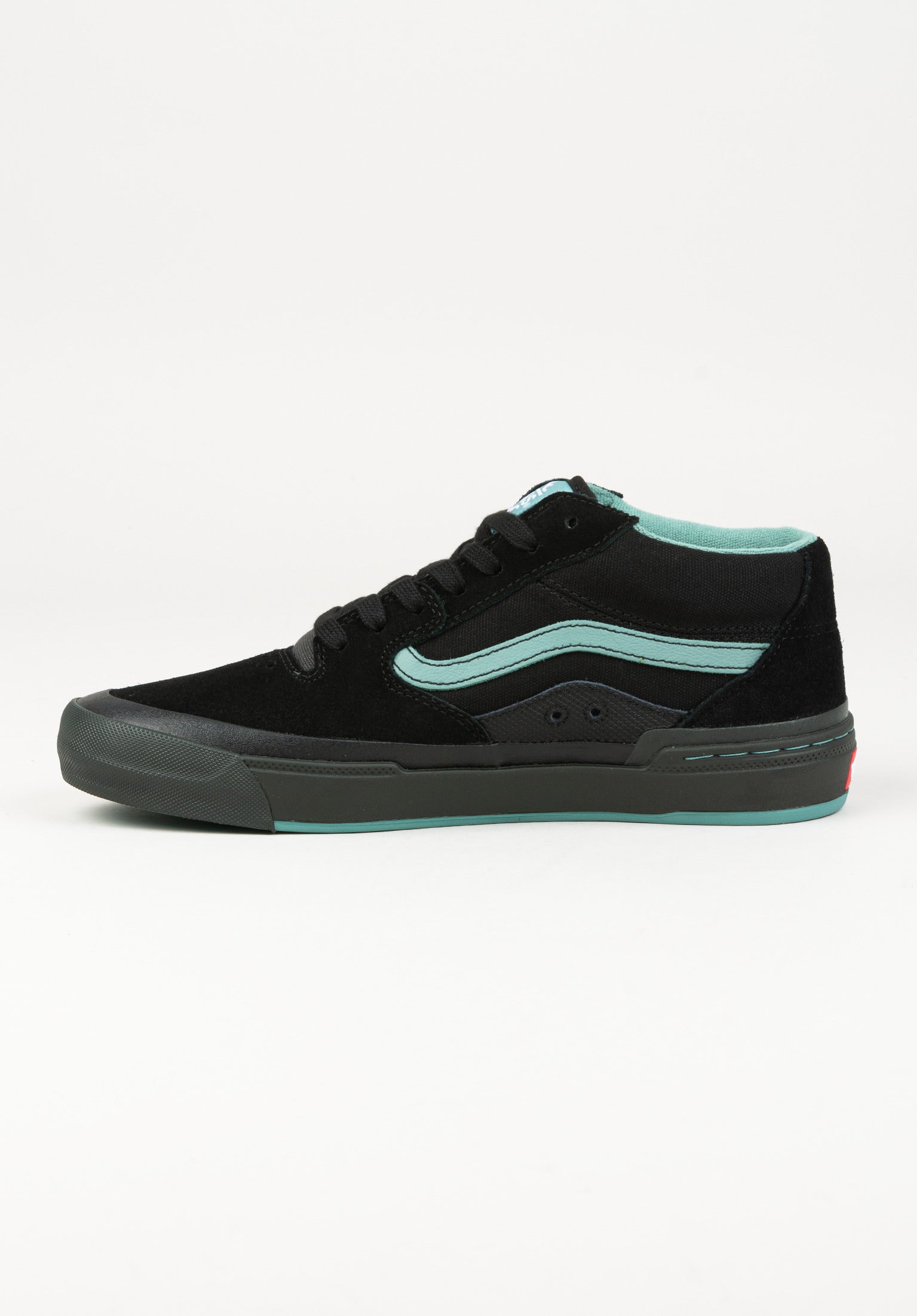 BMX Style 114 Vans Mens Shoes in black teal for Men TITUS