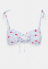 On the Path Bandeau Bikini-Top iceblue Vorderansicht