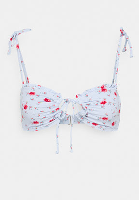 On the Path Bandeau Bikini-Top iceblue Vorderansicht