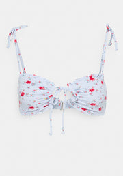 On the Path Bandeau Bikini-Top iceblue Vorderansicht