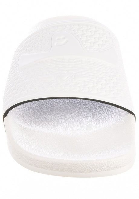 Shmoofoil Slide white-white-gum Rückenansicht