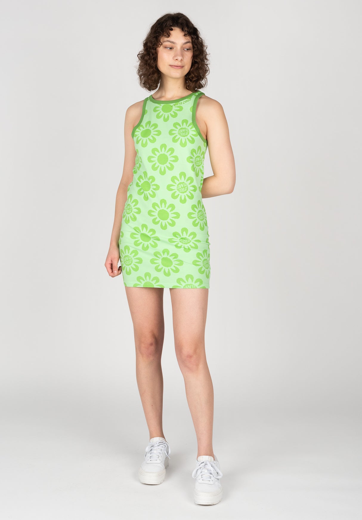 green racer dress ASOS Design - Mini Racer Dress - Women - Polyester - 2 US