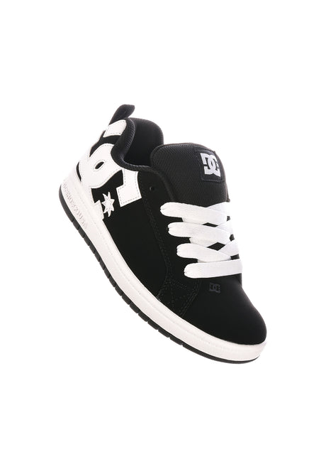 Court Graffik Kids black-white Vorderansicht
