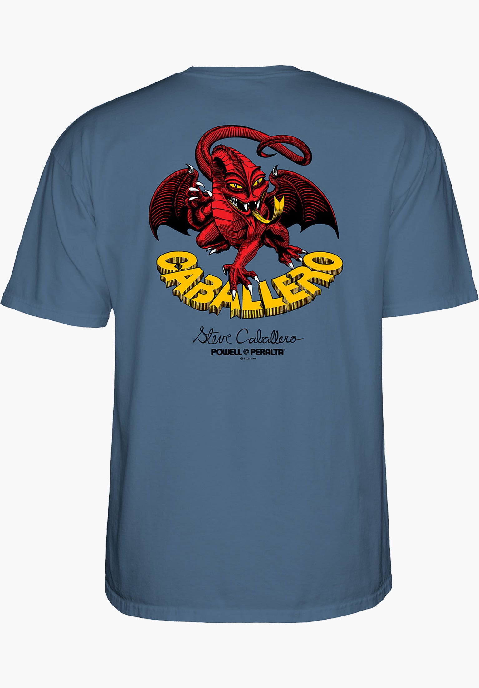 Cab-Classic-Dragon-II Powell-Peralta T-Shirt in indigoblue for men