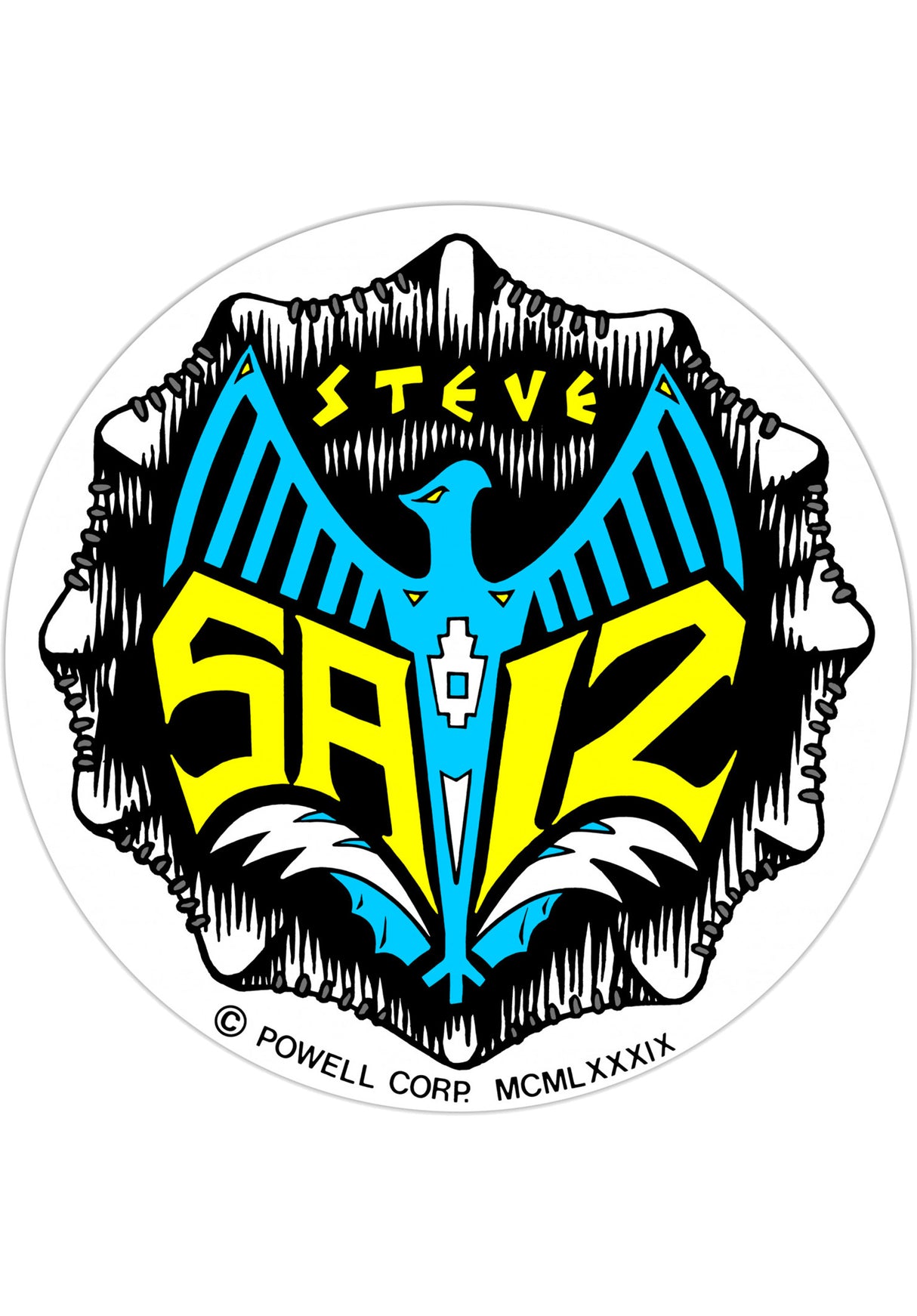 Steve Saiz Totem 3.25" Sticker multicolored Vorderansicht
