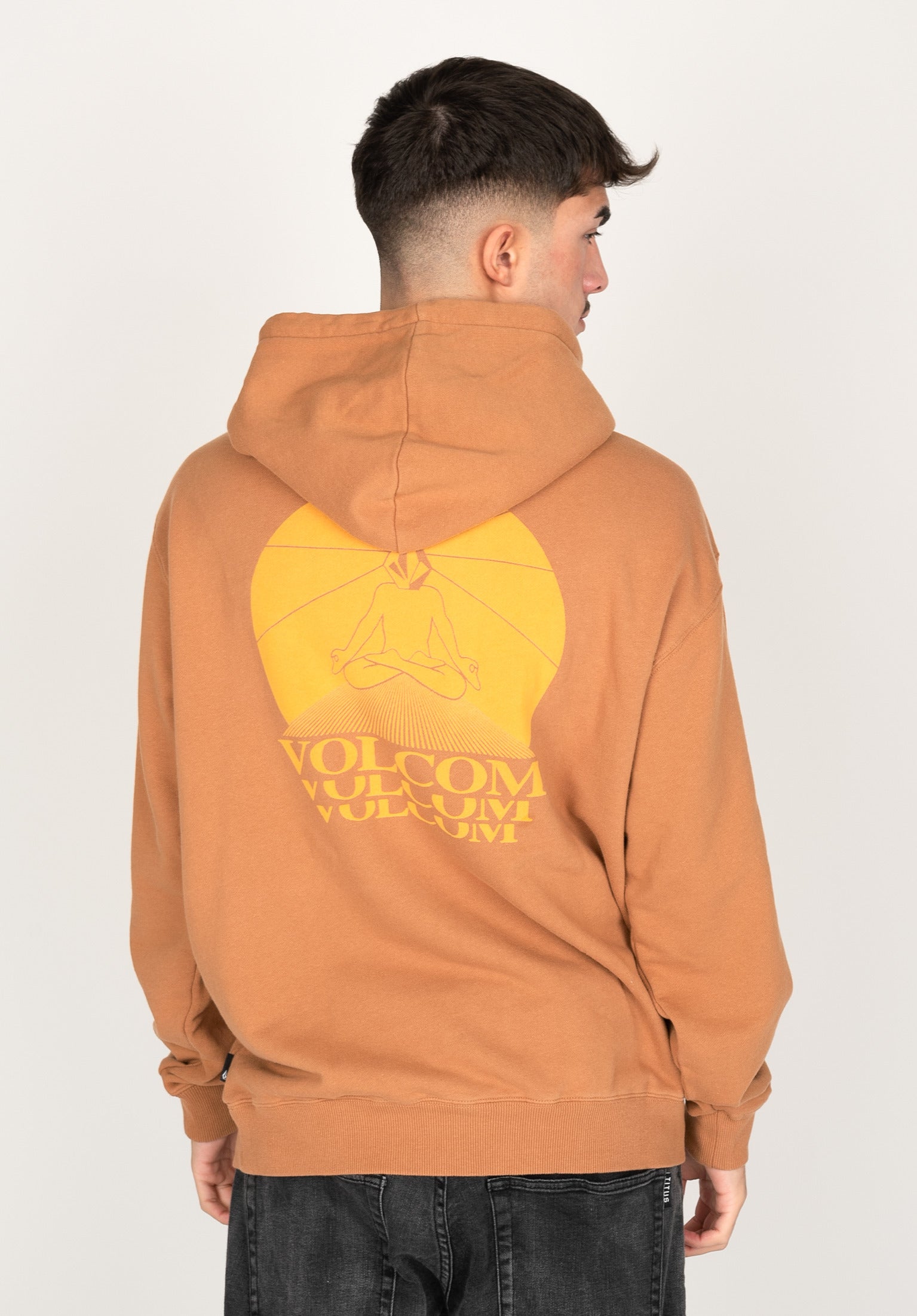 Terry Stoned Volcom Hoodie in tobacco for c TITUS