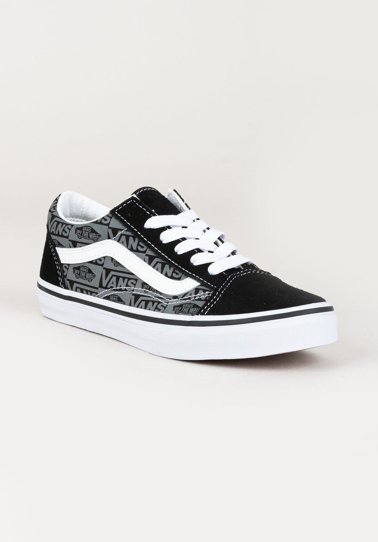 Old Skool V Kids logoblack-grey Vorderansicht