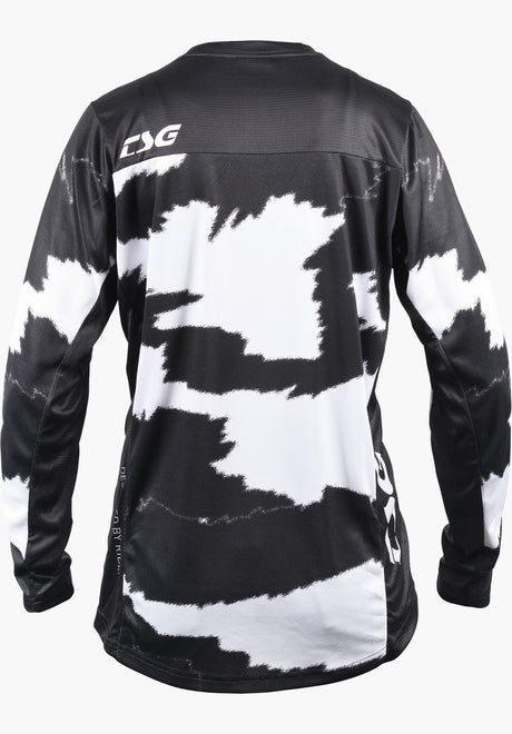 Glacier Jersey Women white black Rückenansicht
